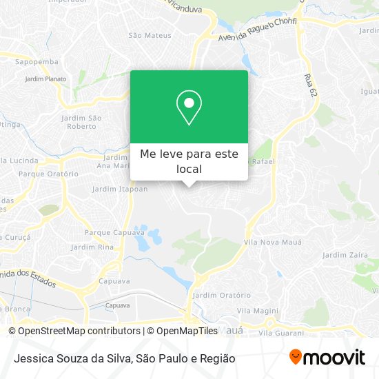 Jessica Souza da Silva mapa