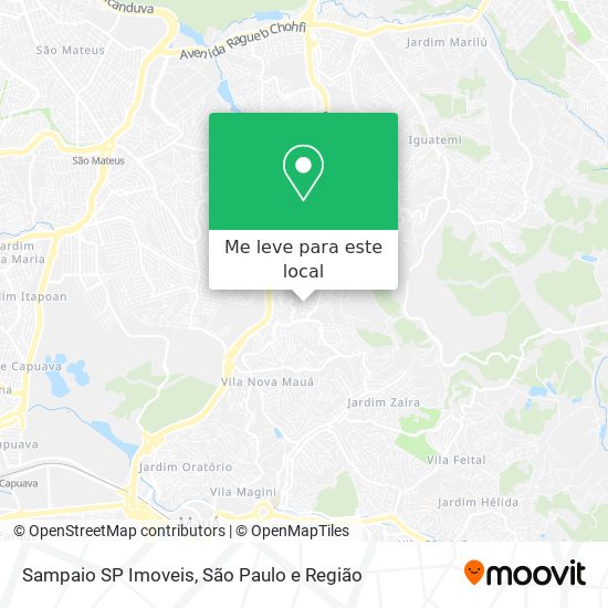 Sampaio SP Imoveis mapa
