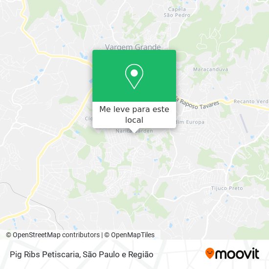 Pig Ribs Petiscaria mapa