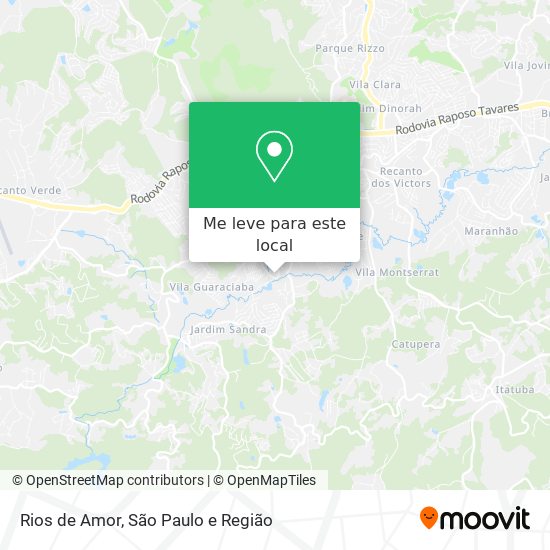 Rios de Amor mapa