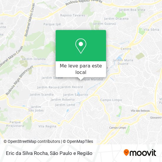 Eric da Silva Rocha mapa