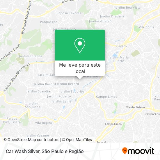 Car Wash Silver mapa