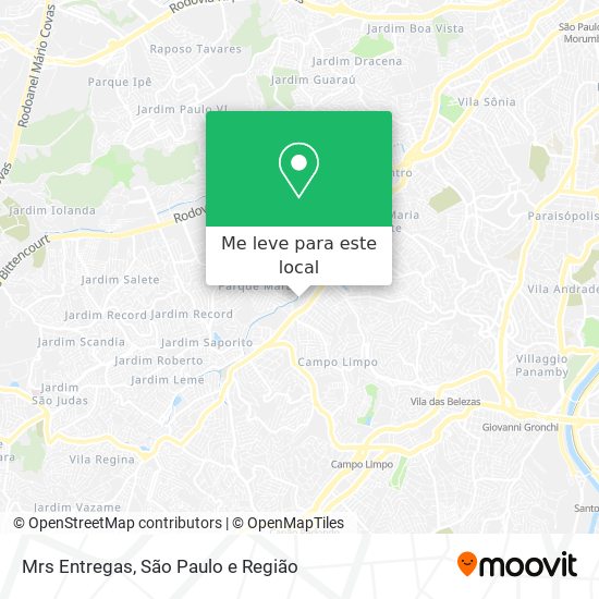 Mrs Entregas mapa