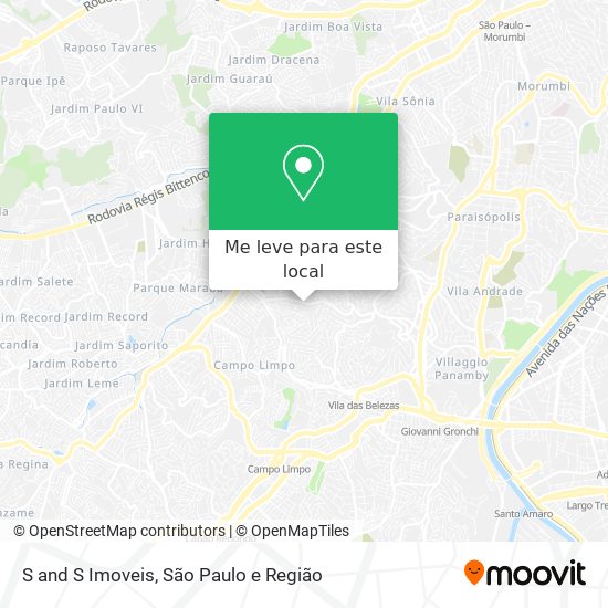 S and S Imoveis mapa