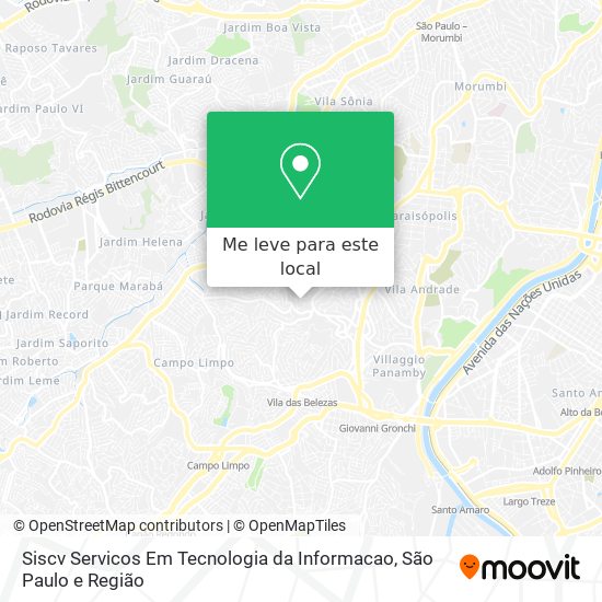 Siscv Servicos Em Tecnologia da Informacao mapa