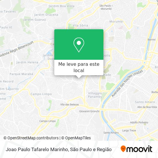 Joao Paulo Tafarelo Marinho mapa