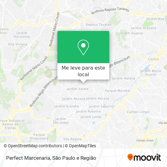 Perfect Marcenaria mapa