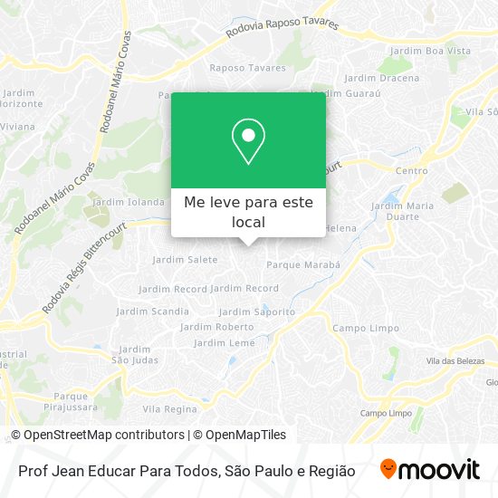 Prof Jean Educar Para Todos mapa
