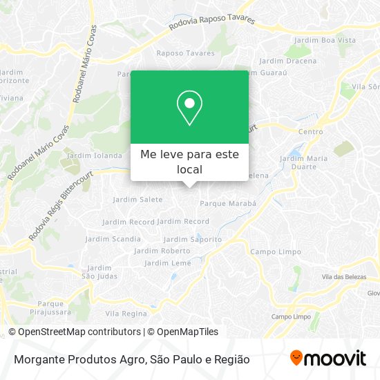 Morgante Produtos Agro mapa