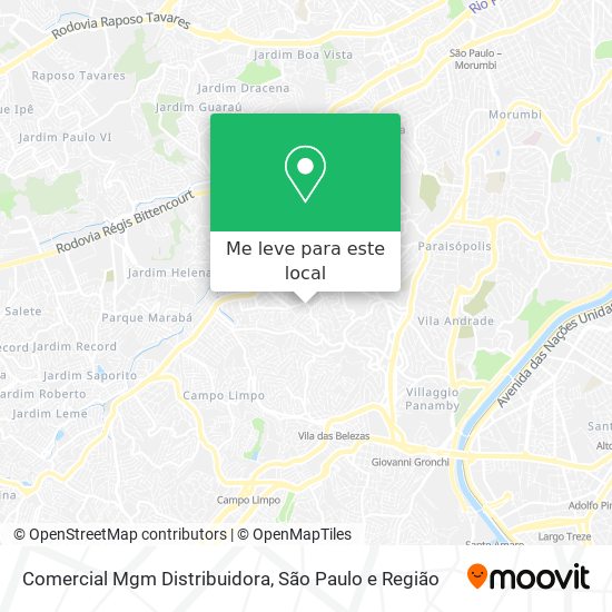 Comercial Mgm Distribuidora mapa