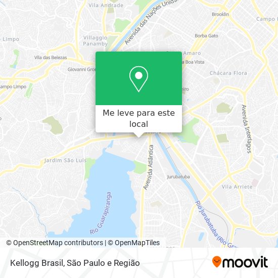 Kellogg Brasil mapa