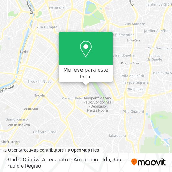 Studio Criativa Artesanato e Armarinho Ltda mapa