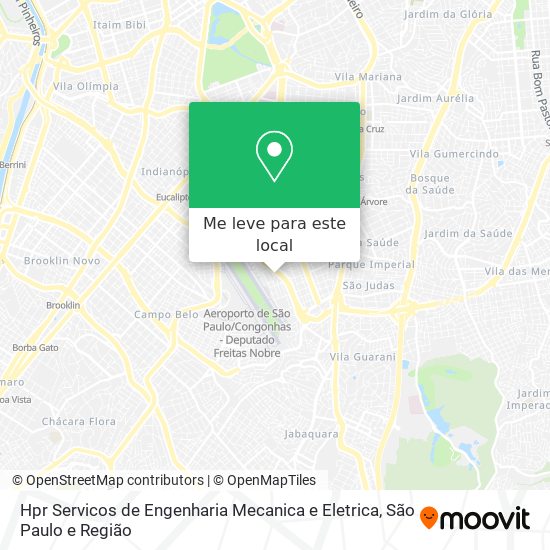 Hpr Servicos de Engenharia Mecanica e Eletrica mapa