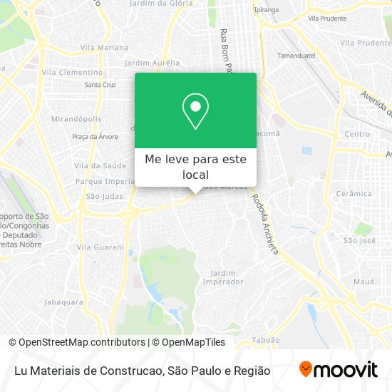 Lu Materiais de Construcao mapa