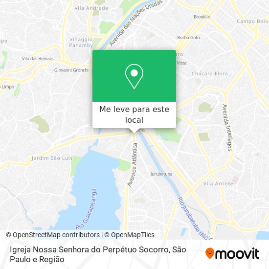 Igreja Nossa Senhora do Perpétuo Socorro mapa