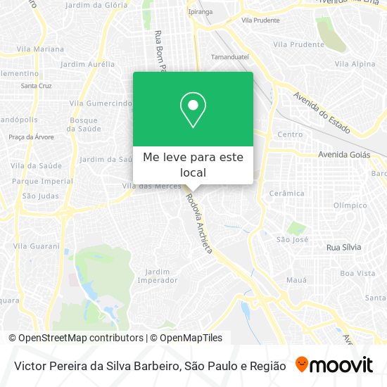 Victor Pereira da Silva Barbeiro mapa