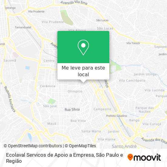 Ecolaval Servicos de Apoio a Empresa mapa