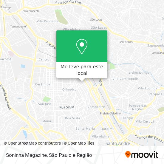 Soninha Magazine mapa