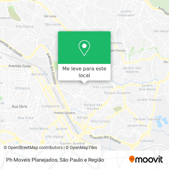 Ph Moveis Planejados mapa