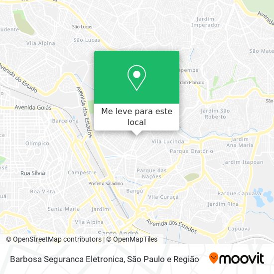 Barbosa Seguranca Eletronica mapa