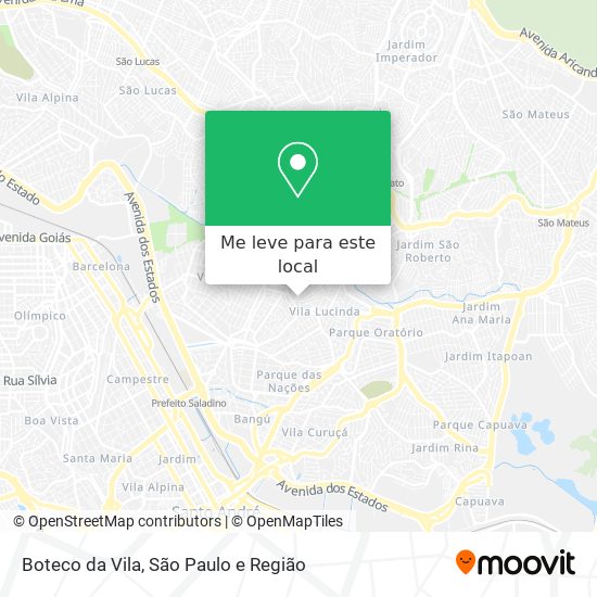 Boteco da Vila mapa