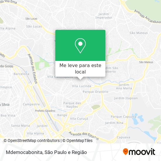 Mdemocabonita mapa