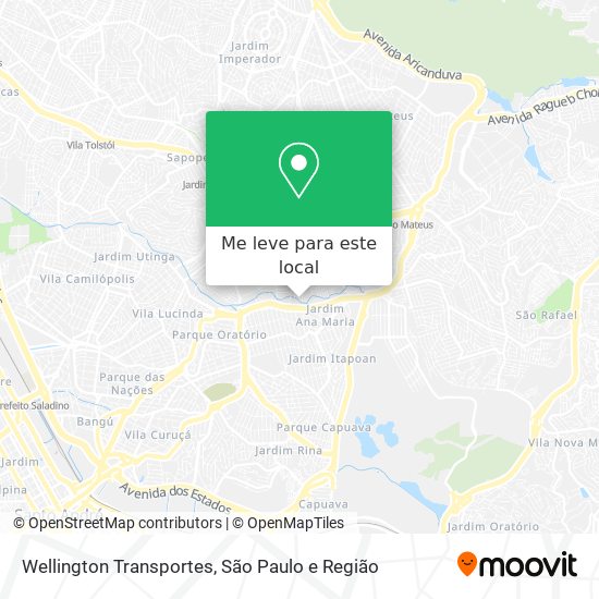 Wellington Transportes mapa