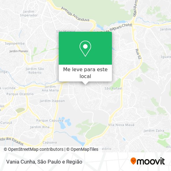 Vania Cunha mapa