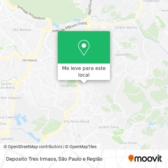 Deposito Tres Irmaos mapa