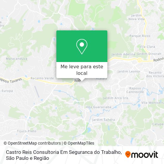 Castro Reis Consultoria Em Seguranca do Trabalho mapa