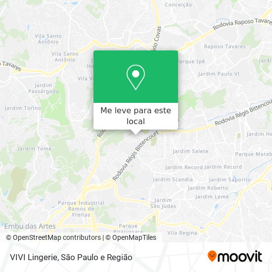 VIVI Lingerie mapa