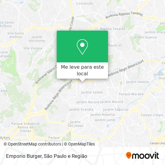 Emporio Burger mapa