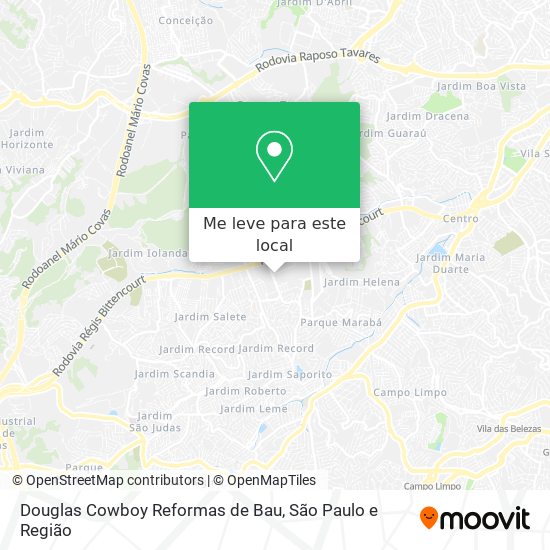 Douglas Cowboy Reformas de Bau mapa