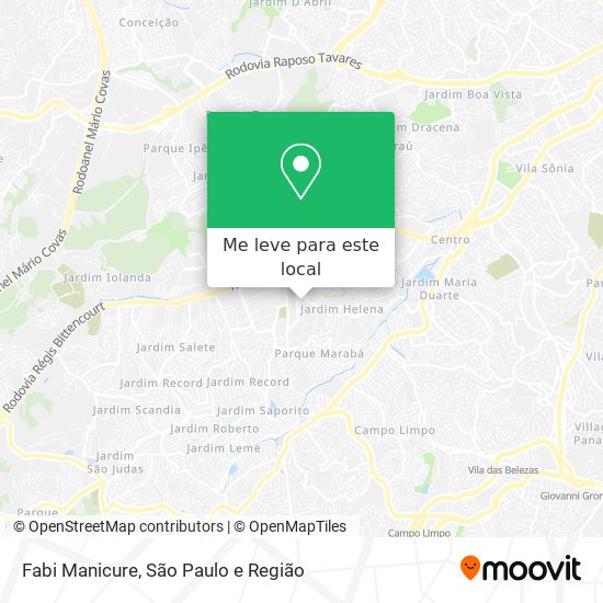 Fabi Manicure mapa