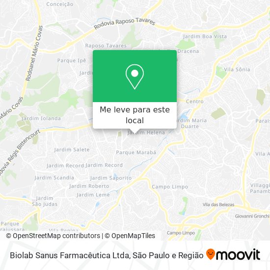 Biolab Sanus Farmacêutica Ltda mapa