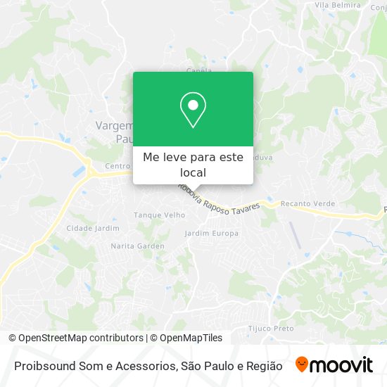 Proibsound Som e Acessorios mapa