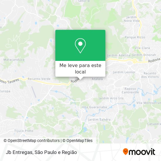 Jb Entregas mapa