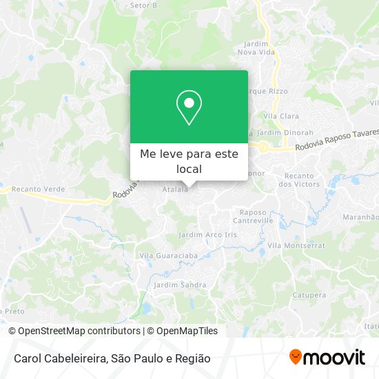 Carol Cabeleireira mapa