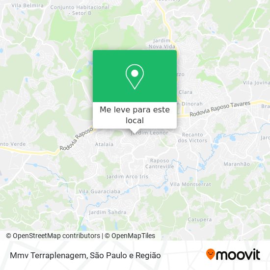 Mmv Terraplenagem mapa