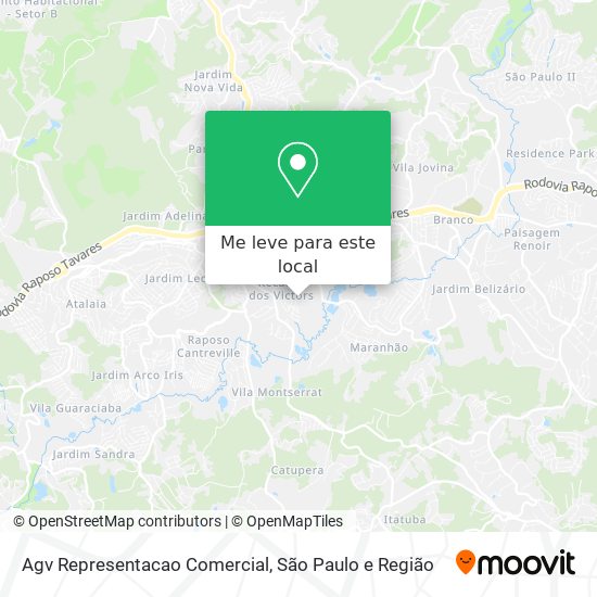 Agv Representacao Comercial mapa