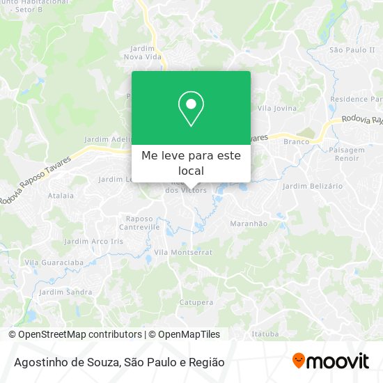 Agostinho de Souza mapa