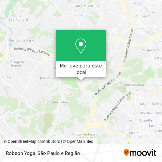 Robson Yoga mapa