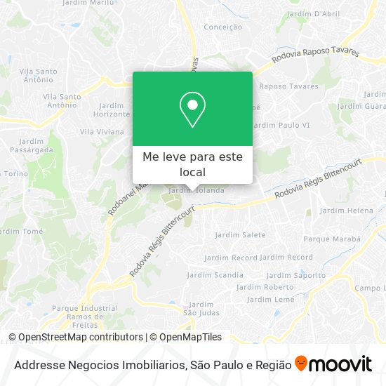 Addresse Negocios Imobiliarios mapa