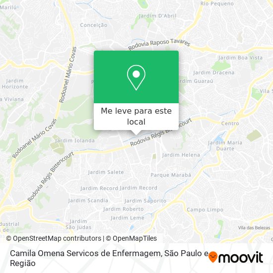 Camila Omena Servicos de Enfermagem mapa