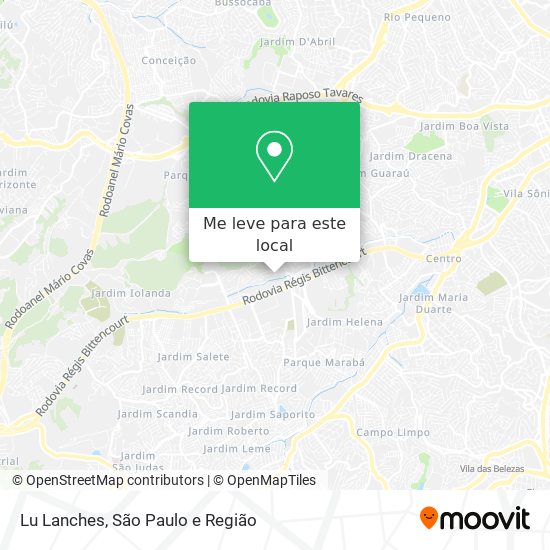 Lu Lanches mapa