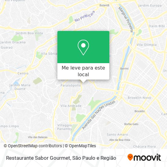 Restaurante Sabor Gourmet mapa