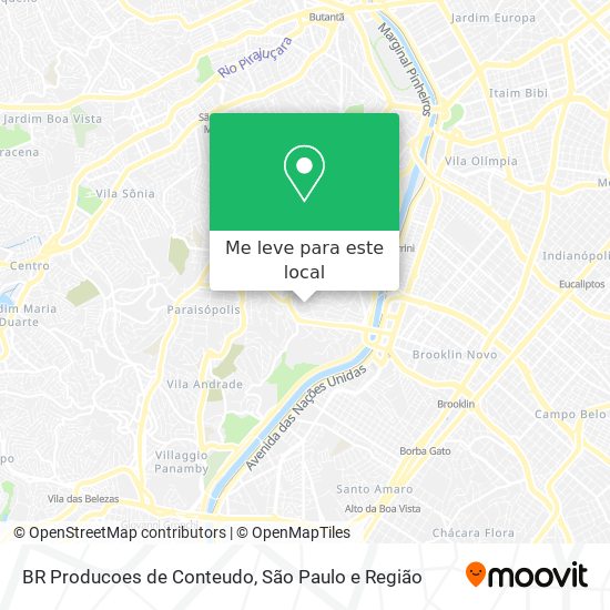 BR Producoes de Conteudo mapa