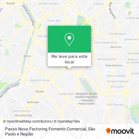 Passo Novo Factoring Fomento Comercial mapa