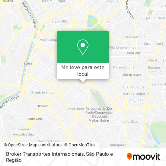 Broker Transportes Internacionais mapa