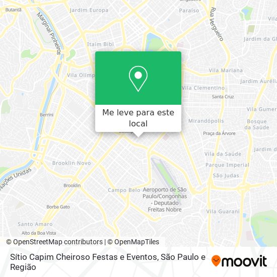 Sítio Capim Cheiroso Festas e Eventos mapa